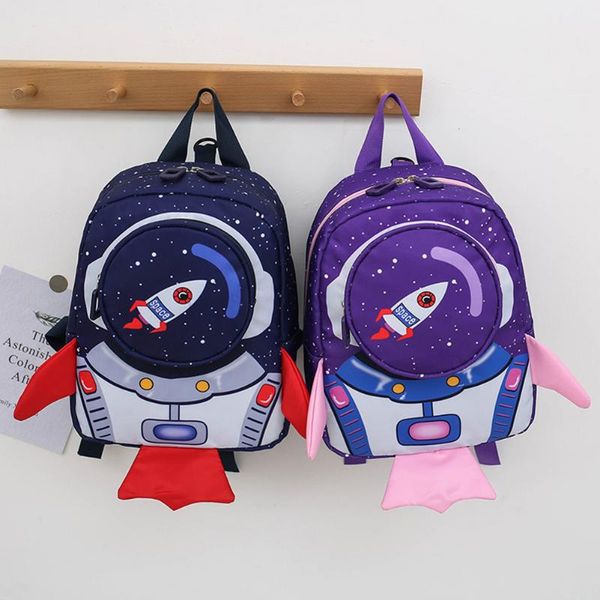 backpack children school bag cartoon 3d rocket kids anti-loss rope daily bagpack for outdoor accessories
backpack children school bag cartoon 3d rocket kids anti-loss rope daily bagpack for outdoor accessories