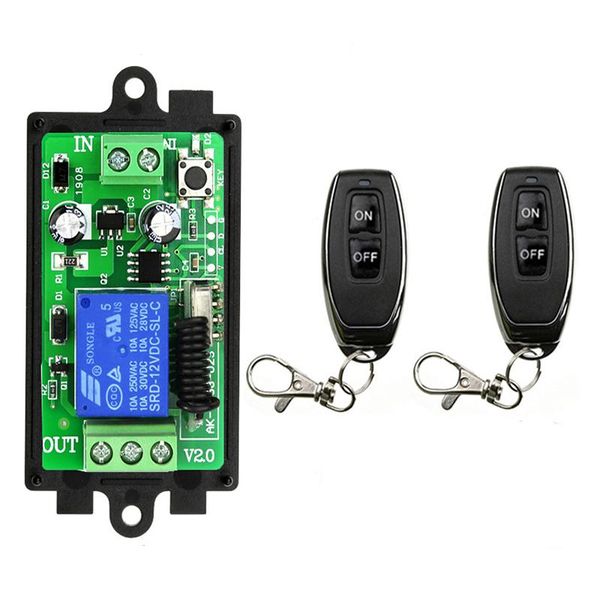 smart home control 433mhz universal wireless remote dc12v 24v 1ch 10a relay receiver module rf switch for gate garage opener
smart home control 433mhz universal wireless remote dc12v 24v 1ch 10a relay receiver module rf switch for gate garage opener