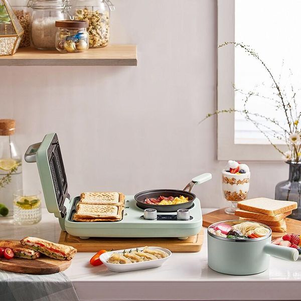 bear toaster sandwich electric steamer multi-function breakfast machine knob temperature control three-in-one pot skillets
bear toaster sandwich electric steamer multi-function breakfast machine knob temperature control three-in-one pot skillets