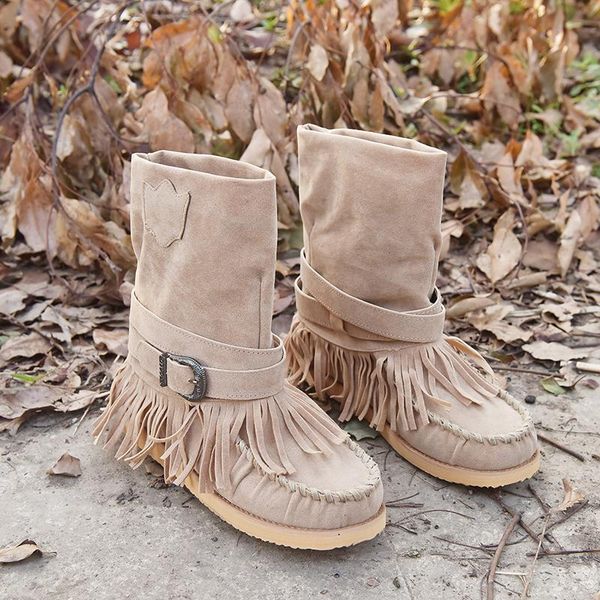 boots spring autumn women retro mid-calf low heel bohemia style motorcycle fringed cowboy shoes, Black
boots spring autumn women retro mid-calf low heel bohemia style motorcycle fringed cowboy shoes, Black