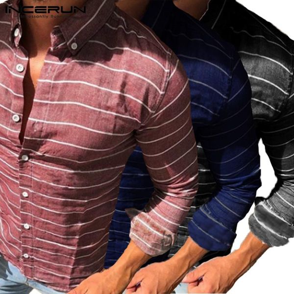 men's casual shirts fashion brand muscle tee mens long sleeve slim fit striped shirt dress button up camisa masculina male clothing aut, White;black
men's casual shirts fashion brand muscle tee mens long sleeve slim fit striped shirt dress button up camisa masculina male clothing aut, White;black