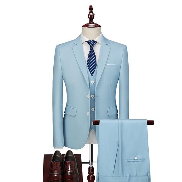 men's suits & blazers 16 colour classic business casual 3-piece suit 2021 slim dress jacket vest pants bridegroom wedding, White;black
men's suits & blazers 16 colour classic business casual 3-piece suit 2021 slim dress jacket vest pants bridegroom wedding, White;black