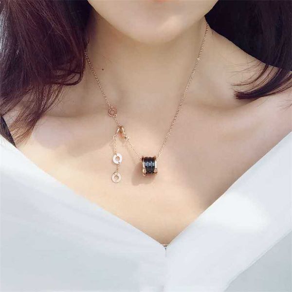 chains classic design beautiful spiral ceramic pendant necklace for women titanium steel roman numeral jewelry, Silver
chains classic design beautiful spiral ceramic pendant necklace for women titanium steel roman numeral jewelry, Silver