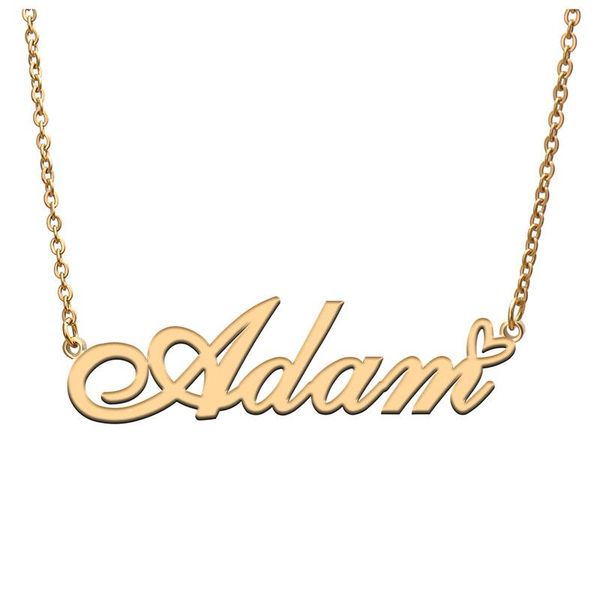pendant necklaces love heart adam name necklace for women stainless steel gold & silver nameplate femme mother child girls gift
pendant necklaces love heart adam name necklace for women stainless steel gold & silver nameplate femme mother child girls gift