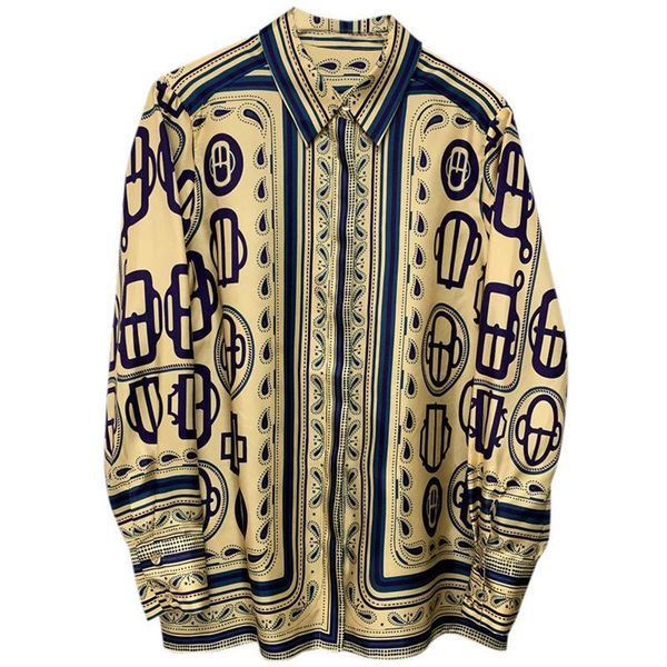 women's blouses & shirts vintage luxury women elegant long sleeve lapel button print shirt brand design tide fashion blouse clothes, White
women's blouses & shirts vintage luxury women elegant long sleeve lapel button print shirt brand design tide fashion blouse clothes, White