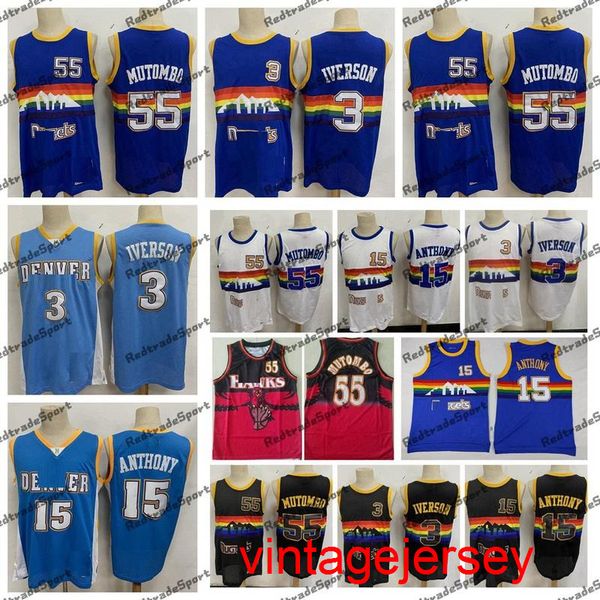 vinatge ncaa 1992 basketball jerseys rainbow 55 dikembe mutombo 3 allen iverson 15 carmelo anthony blue mesh shirts, Black
vinatge ncaa 1992 basketball jerseys rainbow 55 dikembe mutombo 3 allen iverson 15 carmelo anthony blue mesh shirts, Black