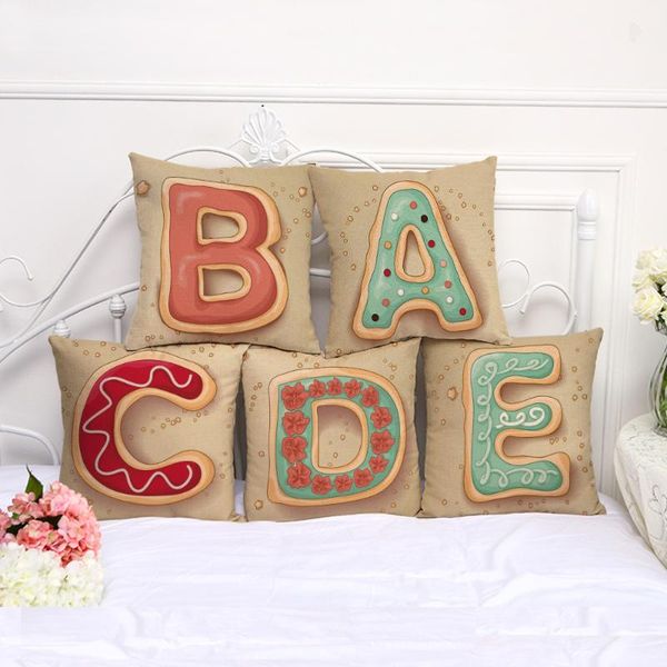 cushion/decorative pillow cute colorful english letters linen cushion cover decorative throw pillowcase for sofa home seat decoration 45x45c
cushion/decorative pillow cute colorful english letters linen cushion cover decorative throw pillowcase for sofa home seat decoration 45x45c