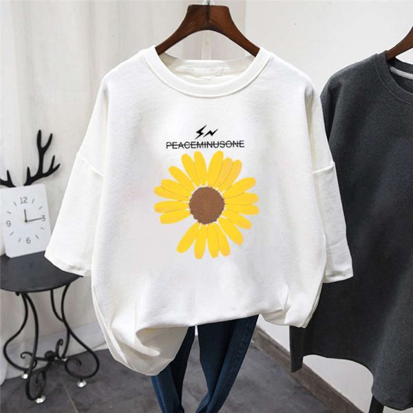 women's t-shirt little daisy short summer korean ins fashion students loose original bed bf style half sleeve clothes 8npx, White
women's t-shirt little daisy short summer korean ins fashion students loose original bed bf style half sleeve clothes 8npx, White