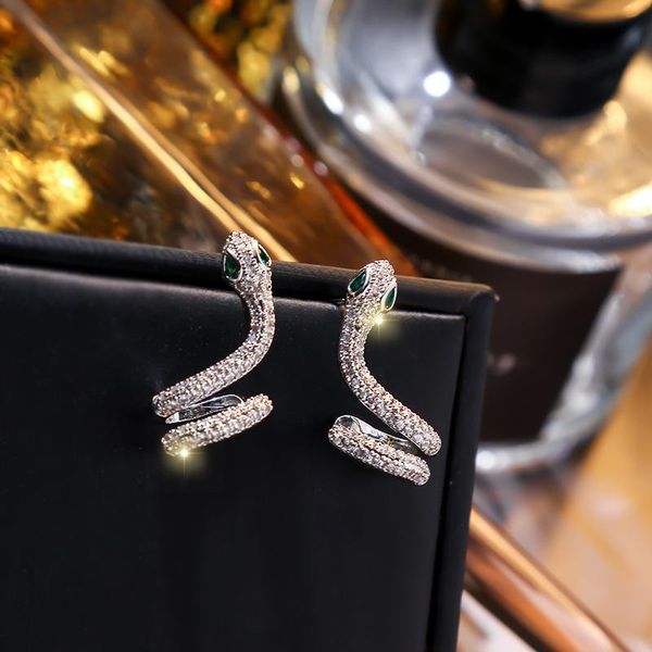 stud korean style ear female fashion cool people's pendant snake earrings 2021 ins star, Golden;silver
stud korean style ear female fashion cool people's pendant snake earrings 2021 ins star, Golden;silver