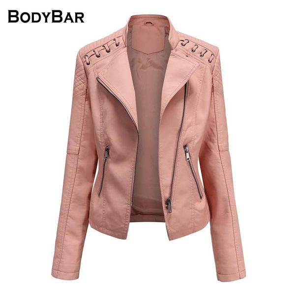 women's jackets spring pu leather coat long sleeves ladies jacket chic zipper fashion slim pink black blue motorcycle clothing overcoat, Black;brown
women's jackets spring pu leather coat long sleeves ladies jacket chic zipper fashion slim pink black blue motorcycle clothing overcoat, Black;brown