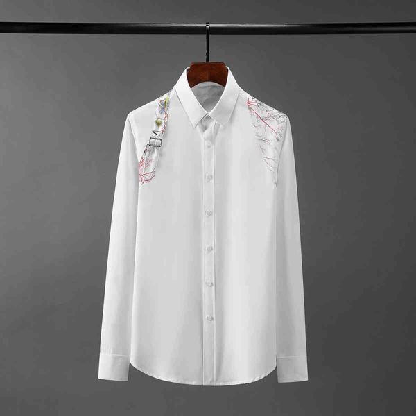 tee shirt shirt cotton long sleeve shoulder belt splicing casual male slim fit mens shirts 4xl, White;black
tee shirt shirt cotton long sleeve shoulder belt splicing casual male slim fit mens shirts 4xl, White;black