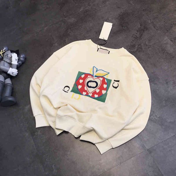 2022 factory wholesale new correct + autumn three-dimensional embroidery apple men's and women's casual sweater long sleeve, Black
2022 factory wholesale new correct + autumn three-dimensional embroidery apple men's and women's casual sweater long sleeve, Black