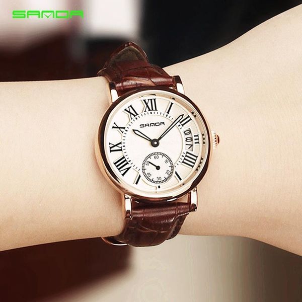 rose gold watch women clock dress brand female leather calendar quartz ladies wristwatch relogio feminino wristwatches, Slivery;brown
rose gold watch women clock dress brand female leather calendar quartz ladies wristwatch relogio feminino wristwatches, Slivery;brown
