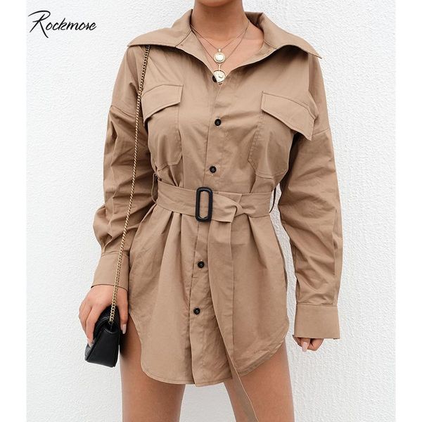 women's jackets rockmore elegant long sleeve condole bow belt women autumn overcoats button pockets streetwear coats female jacket fall, Black;brown
women's jackets rockmore elegant long sleeve condole bow belt women autumn overcoats button pockets streetwear coats female jacket fall, Black;brown