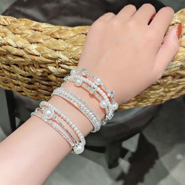 bangle simple pearl shine rhinestone crystal women bracket elegant lady retro girls bracketes jewelry fashion accessory, Black
bangle simple pearl shine rhinestone crystal women bracket elegant lady retro girls bracketes jewelry fashion accessory, Black