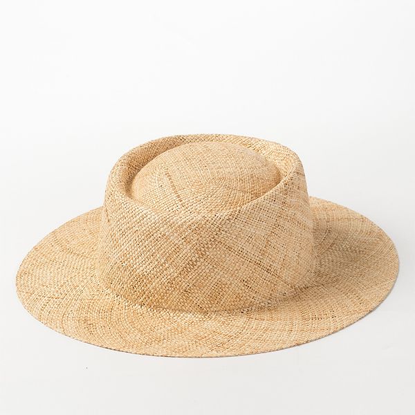 fashion big hat spring and summer simple wide brim baocao travel sun protection beach straw, Blue;gray
fashion big hat spring and summer simple wide brim baocao travel sun protection beach straw, Blue;gray
