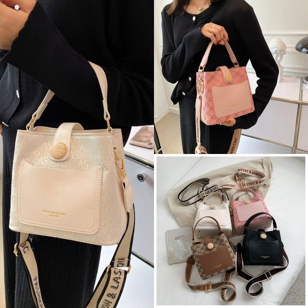 small bag women's new fashion wide shoulder messenger bag versatile style sling shoulder bucket handbags
small bag women's new fashion wide shoulder messenger bag versatile style sling shoulder bucket handbags