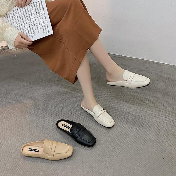 shoes mules for women 2021 slippers flat pantofle loafers slides fashion soft luxury casual rome basic pu leisure wome, Black
shoes mules for women 2021 slippers flat pantofle loafers slides fashion soft luxury casual rome basic pu leisure wome, Black