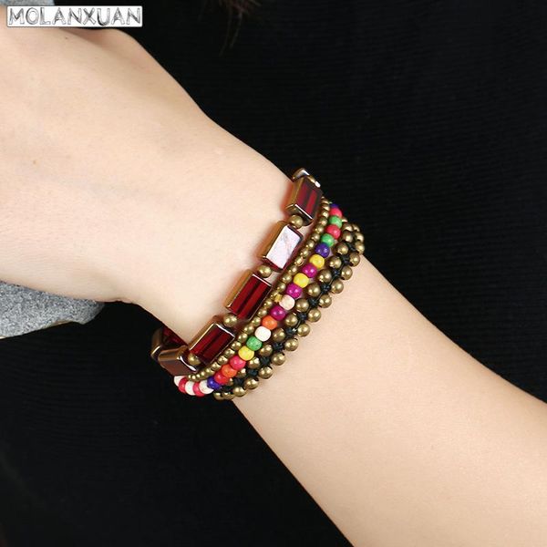 beaded, strands bohemian ethnic style jewelry simple retro creative southern red agate fashion multi-layer bracelet women can wholesale, Black
beaded, strands bohemian ethnic style jewelry simple retro creative southern red agate fashion multi-layer bracelet women can wholesale, Black