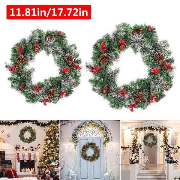 decorative flowers & wreaths 30cm/45cm christmas artificial wreath pine cone door window garland for festive wedding decoration
decorative flowers & wreaths 30cm/45cm christmas artificial wreath pine cone door window garland for festive wedding decoration