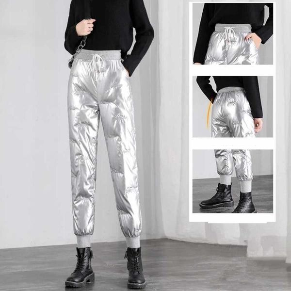 women's pants & capris 2021 autumn winter down trouser suits high waist women fashion chic elegant casual woman, Black;white
women's pants & capris 2021 autumn winter down trouser suits high waist women fashion chic elegant casual woman, Black;white