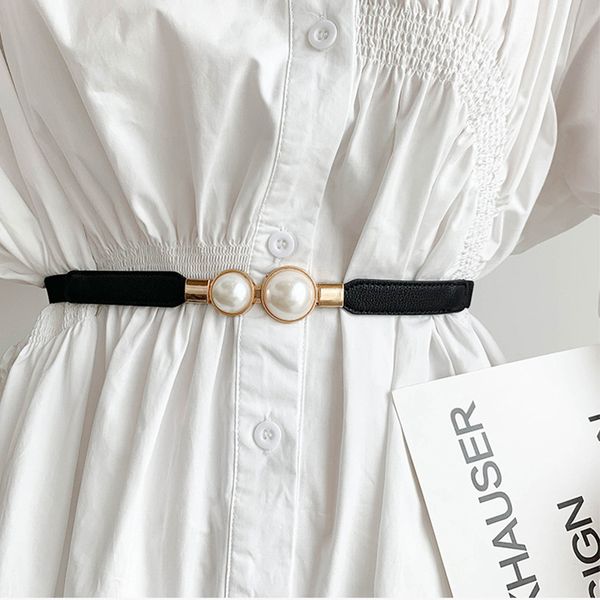 simple pearls women belt summer soft elastic thin pu leather feashion waist belt for dress shirts ladies girls belt waistband, Black;brown
simple pearls women belt summer soft elastic thin pu leather feashion waist belt for dress shirts ladies girls belt waistband, Black;brown