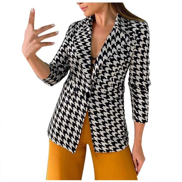 women's jackets women autumn jacket plaid printing button lapel slim cardigan temperament coat fall clothes for vintage chaquetas, Black;brown
women's jackets women autumn jacket plaid printing button lapel slim cardigan temperament coat fall clothes for vintage chaquetas, Black;brown