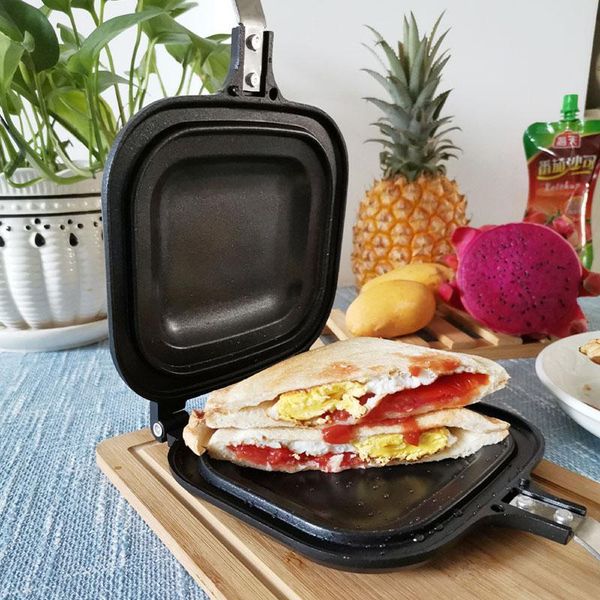 non-stick sandwich bread mold double-sided frying pan toast baking tray energy-saving durable moulds
non-stick sandwich bread mold double-sided frying pan toast baking tray energy-saving durable moulds