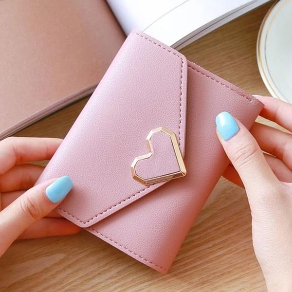 retro sweet style wallet heart buckle short purse money clip pocket students women for, Red;black
retro sweet style wallet heart buckle short purse money clip pocket students women for, Red;black