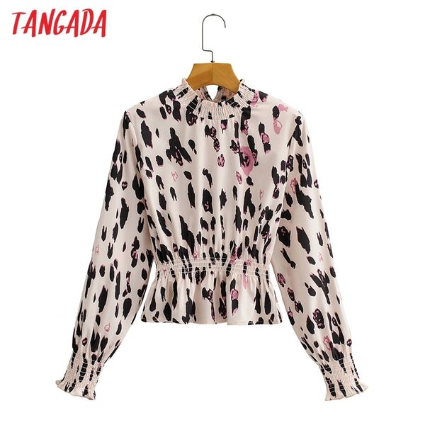 women retro leopard tunic blouse long sleeve chic female shirt 2f168 210416, Black
women retro leopard tunic blouse long sleeve chic female shirt 2f168 210416, Black