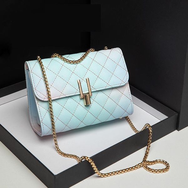 ladies handbag 2021 gradient color summer fashion rainbow rhombus chain shoulder bag diagonal small square cross body
ladies handbag 2021 gradient color summer fashion rainbow rhombus chain shoulder bag diagonal small square cross body