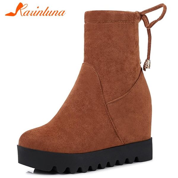 boots karin big size 31-43 female shoelace platform thick bottom height increasing high heels women ankle shoes, Black
boots karin big size 31-43 female shoelace platform thick bottom height increasing high heels women ankle shoes, Black