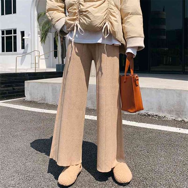 autumn winter korea fashion women elastic waist knitted wide leg pants all-matched casual loose female trousers s318 210512, Black;white
autumn winter korea fashion women elastic waist knitted wide leg pants all-matched casual loose female trousers s318 210512, Black;white
