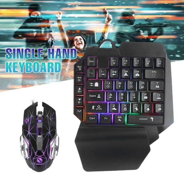 keyboard mouse combos 39keys wired one hand gamer mechanical feel gaming backlight single with 3200dpi
keyboard mouse combos 39keys wired one hand gamer mechanical feel gaming backlight single with 3200dpi