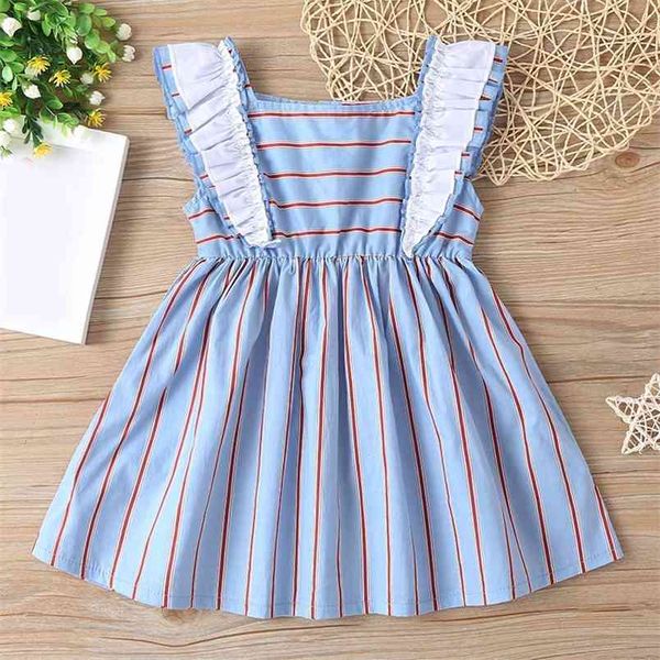 dress kids clothing summer children square neck sleeveless striped dresses for girls costume 210528, Red;yellow
dress kids clothing summer children square neck sleeveless striped dresses for girls costume 210528, Red;yellow