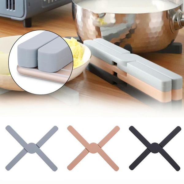 foldable silicone trivet heat-resistant tableplacemat collapsible cross pot holder mats & pads
foldable silicone trivet heat-resistant tableplacemat collapsible cross pot holder mats & pads