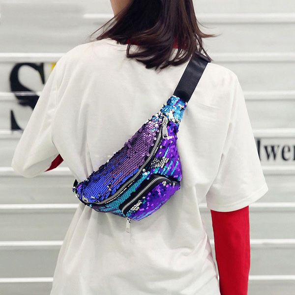 fashion sequins women fanny pack glitter waist bag travel chest money phone pouch bum belt female shoulder bags
fashion sequins women fanny pack glitter waist bag travel chest money phone pouch bum belt female shoulder bags