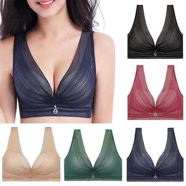 yoga outfit bras for women plus size bra push up bralette seamless underwear padded brassiere wireless sports vest