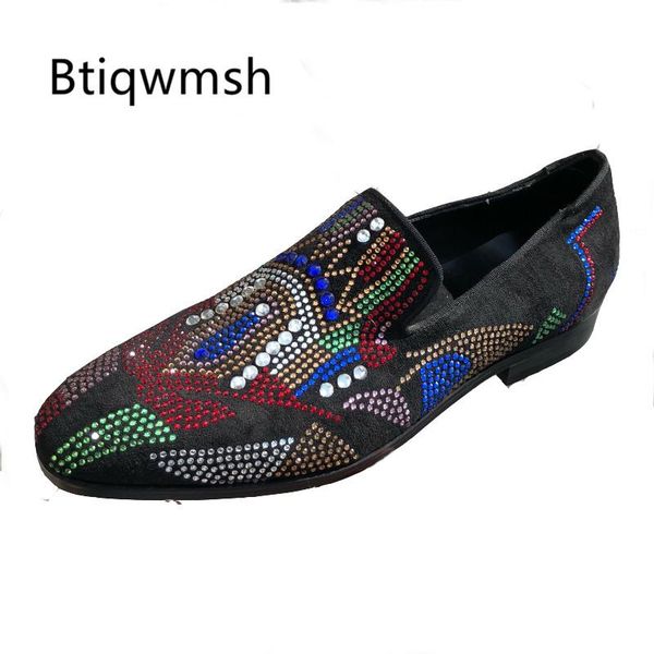 dress shoes 2021 rhinestone men round toe mixed color crystal flat male fashion wedding, Black
dress shoes 2021 rhinestone men round toe mixed color crystal flat male fashion wedding, Black