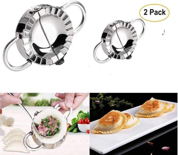 2pcs dumpling tools jiaozi maker mould eco-friendly pastry stainless steel kitchen dough cutter for making baking &
2pcs dumpling tools jiaozi maker mould eco-friendly pastry stainless steel kitchen dough cutter for making baking &
