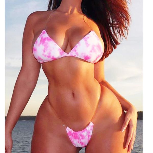 pink tie dye micro bikini brazilian swimsuit women transparent strap swimwear high leg biquini swimming suit 2021 swim wear one-piece s
pink tie dye micro bikini brazilian swimsuit women transparent strap swimwear high leg biquini swimming suit 2021 swim wear one-piece s