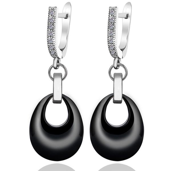 fashion water drop ceramic earrings black white pink with bling crystal for women wedding engagement never fade jewelry stud, Golden;silver
fashion water drop ceramic earrings black white pink with bling crystal for women wedding engagement never fade jewelry stud, Golden;silver