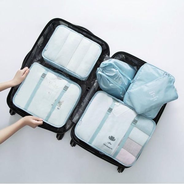 duffel bags 6pcs/set waterproof polyester travel bag women packing cubes gament portable suitcases and luggage
duffel bags 6pcs/set waterproof polyester travel bag women packing cubes gament portable suitcases and luggage