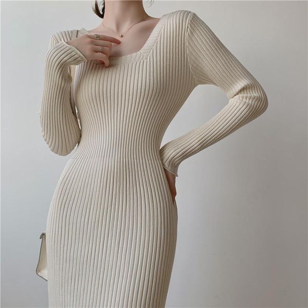 casual dresses knit winter sweater dress knitting black long sleeve mid-length skirt sheath office lady bodycon vestidos de mujer, Black;gray
casual dresses knit winter sweater dress knitting black long sleeve mid-length skirt sheath office lady bodycon vestidos de mujer, Black;gray