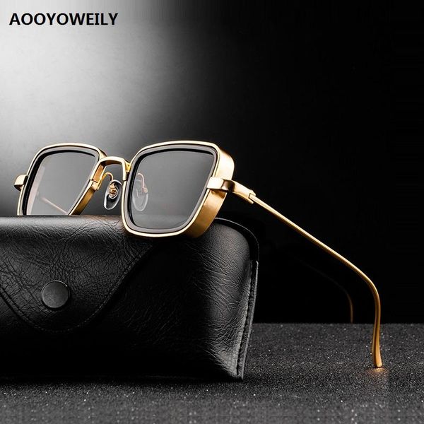 sunglasses 2021 vintage steampunk men women retro metal square men's sun glasses male trendy brand shades for uv400, White;black
sunglasses 2021 vintage steampunk men women retro metal square men's sun glasses male trendy brand shades for uv400, White;black
