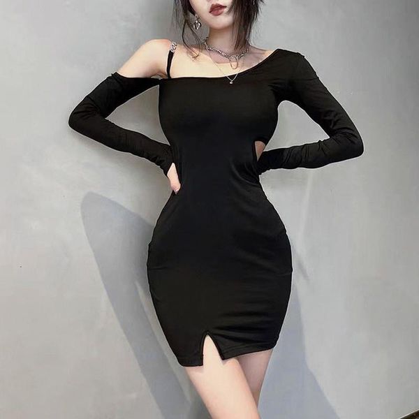 casual dresses irregular off shoulder party dress hollow out gothic bodycon clothes aesthetic backless evening mini 90s, Black;gray
casual dresses irregular off shoulder party dress hollow out gothic bodycon clothes aesthetic backless evening mini 90s, Black;gray