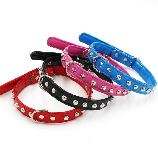 small cats dogs collars rivet pu leather for pet accessories puppy necklace chihuahua supplies personalized dog & leashes
small cats dogs collars rivet pu leather for pet accessories puppy necklace chihuahua supplies personalized dog & leashes