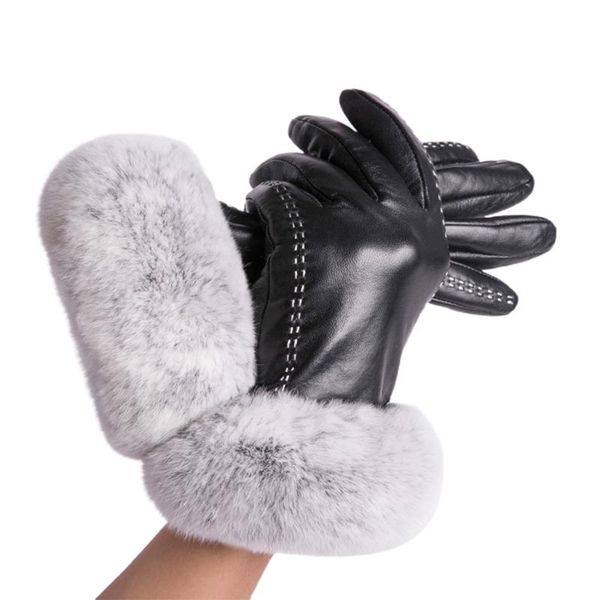 five fingers gloves women winter artificial leather touch screen cute furry wrist thicken plush lining warm texting driving mittens, Blue;gray
five fingers gloves women winter artificial leather touch screen cute furry wrist thicken plush lining warm texting driving mittens, Blue;gray