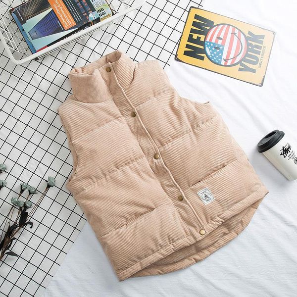 men's vests 2021 autumn and winter down cotton vest youth warm corduroy, Black;white
men's vests 2021 autumn and winter down cotton vest youth warm corduroy, Black;white