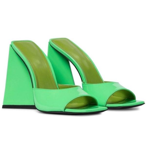 dress shoes super high heel slippers female designer slide summer green patent leather party woman large sandals, Black
dress shoes super high heel slippers female designer slide summer green patent leather party woman large sandals, Black